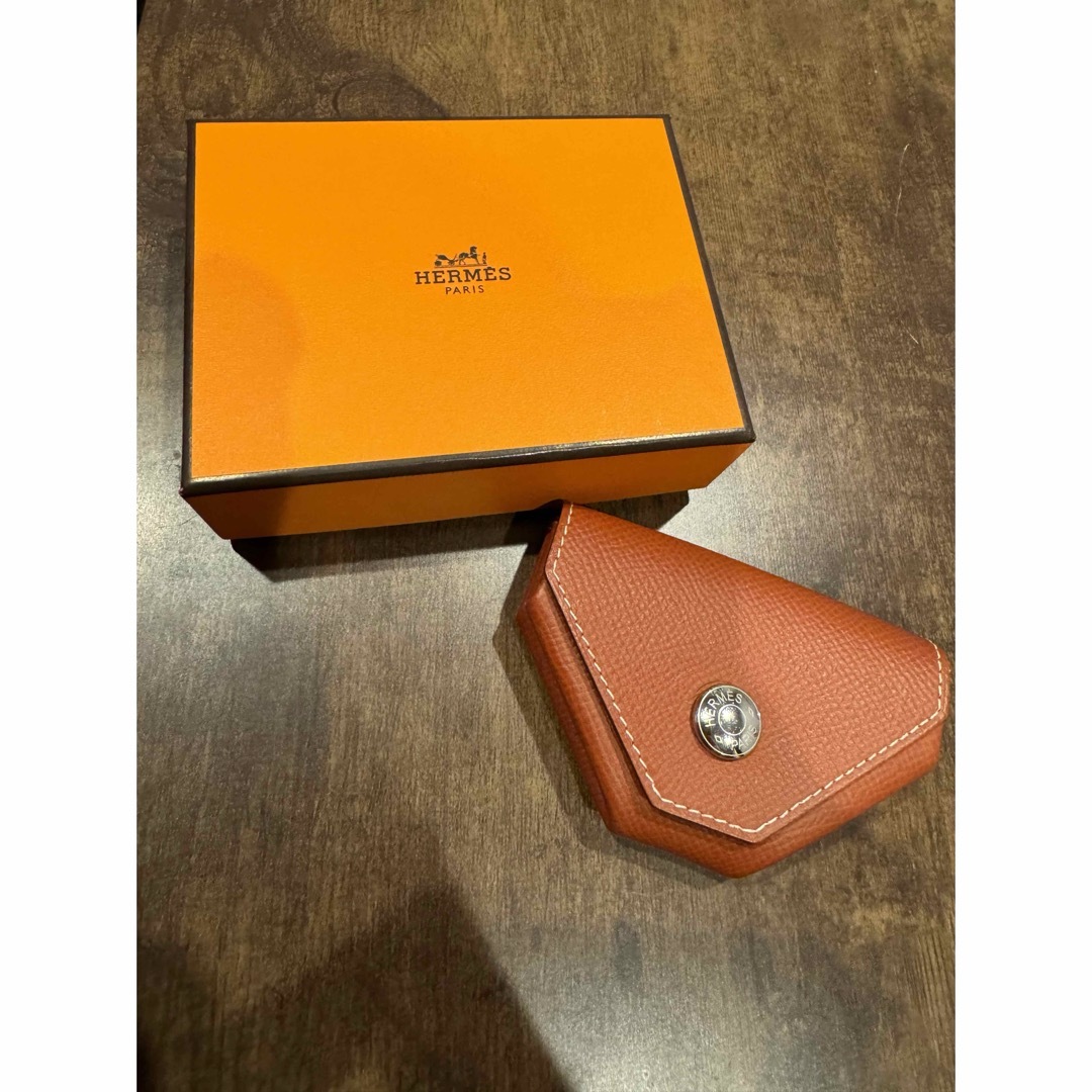 【美品】HERMES ルヴァンキャトル ヴォーエプソン コインケース