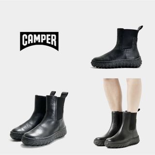 カンペール(CAMPER)の■定3.6万 カンペール ミシュラン ショートブーツ 37 23.5 サイドゴア(ブーツ)