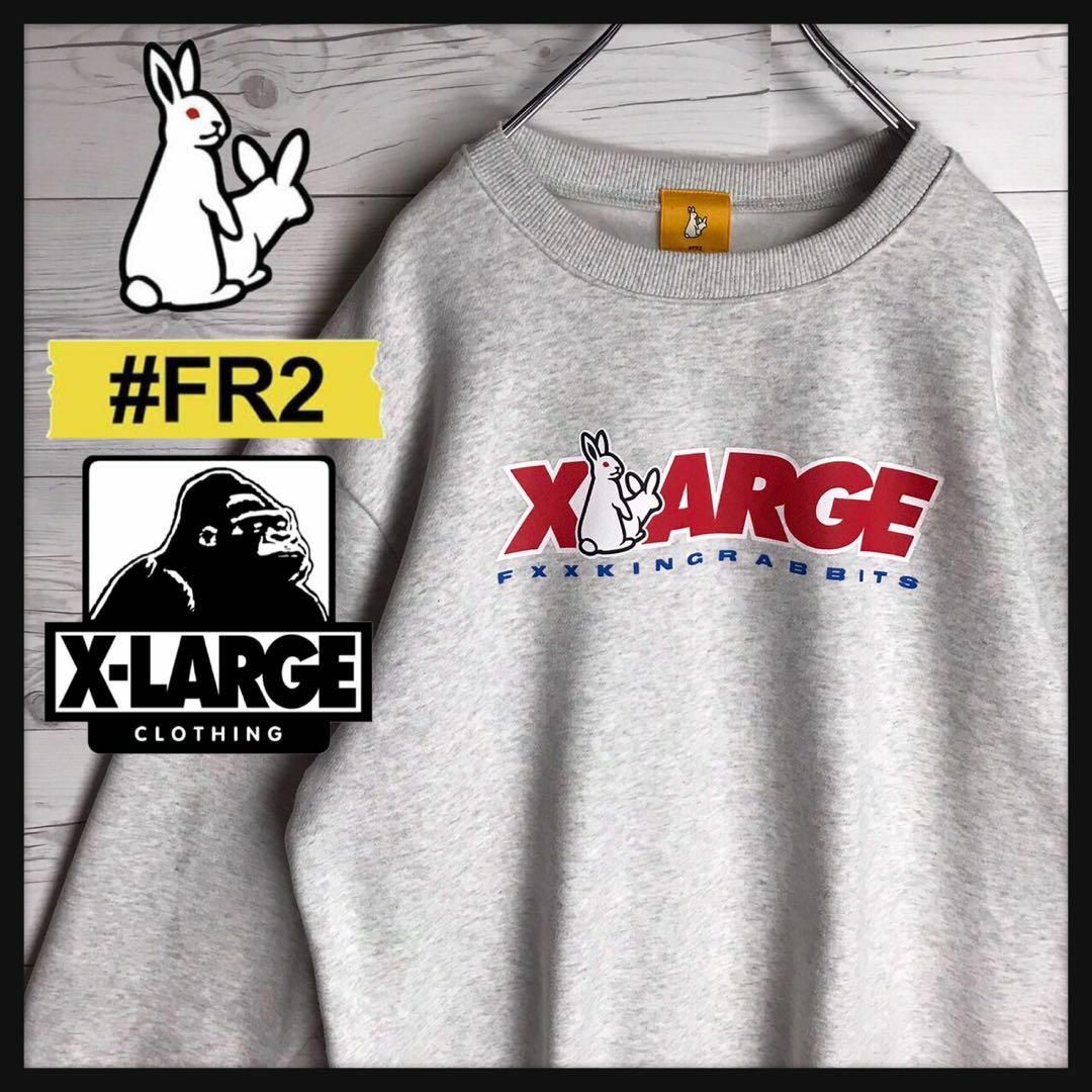 【即完売モデル美品】FR2 XLARGE 限定コラボ 入手困難 希少 スウェット