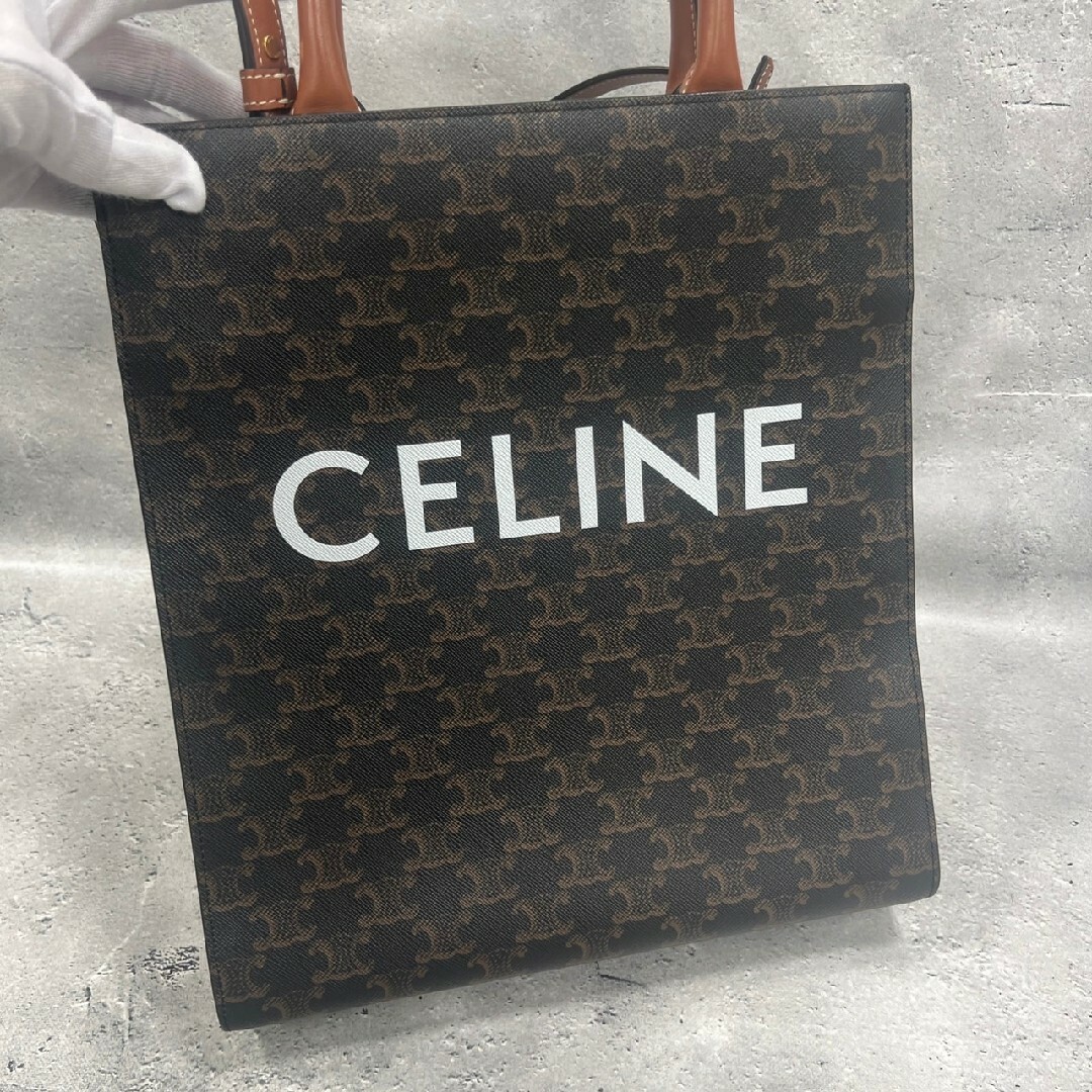 celine   セリーヌ バーティカルカバスモール トリオンフキャンバス