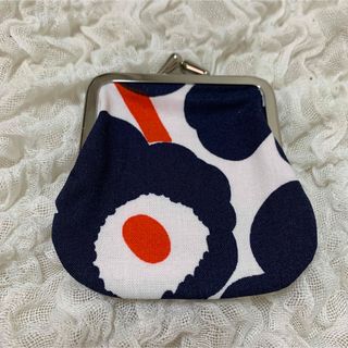 マリメッコ(marimekko)のマリメッコ ポーチ ピエニウニッコ ポシェット ネイビー オレンジ(ポーチ)