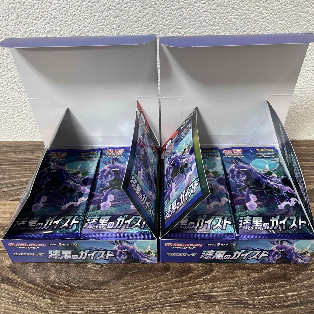 漆黒のガイスト  BOX　2点　ポケモンカード　シュリンクなし 5