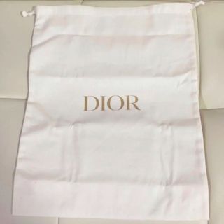 クリスチャンディオール(Christian Dior)のディオール 巾着 袋 ポーチ 大きめ ノベルティ 非売品(ノベルティグッズ)