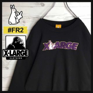 エフアールツー(#FR2)の【即完売モデル】FR2 XLARGE パイルロゴ 入手困難 希少 スウェット(その他)