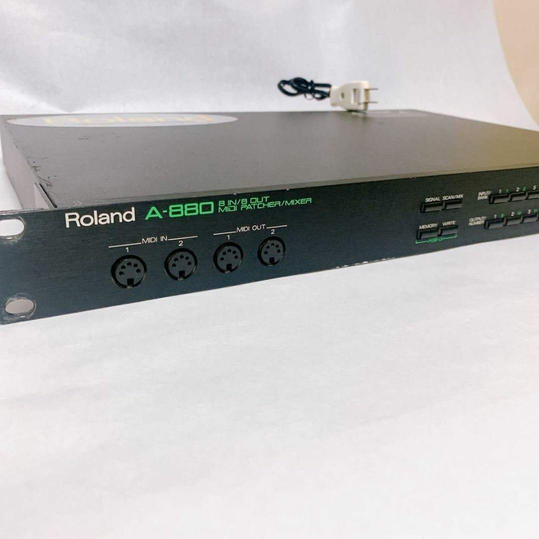 【レア品】　Roland ローランド　A-880  MIDIパッチ　ミキサー 3