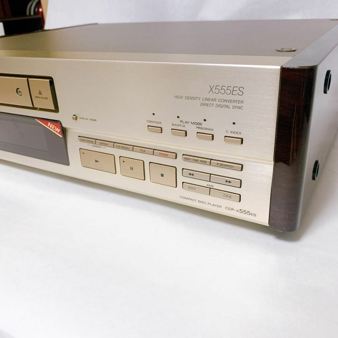 週末セール】【名機】SONY CDP-X555ES CDプレーヤー リモコン付-