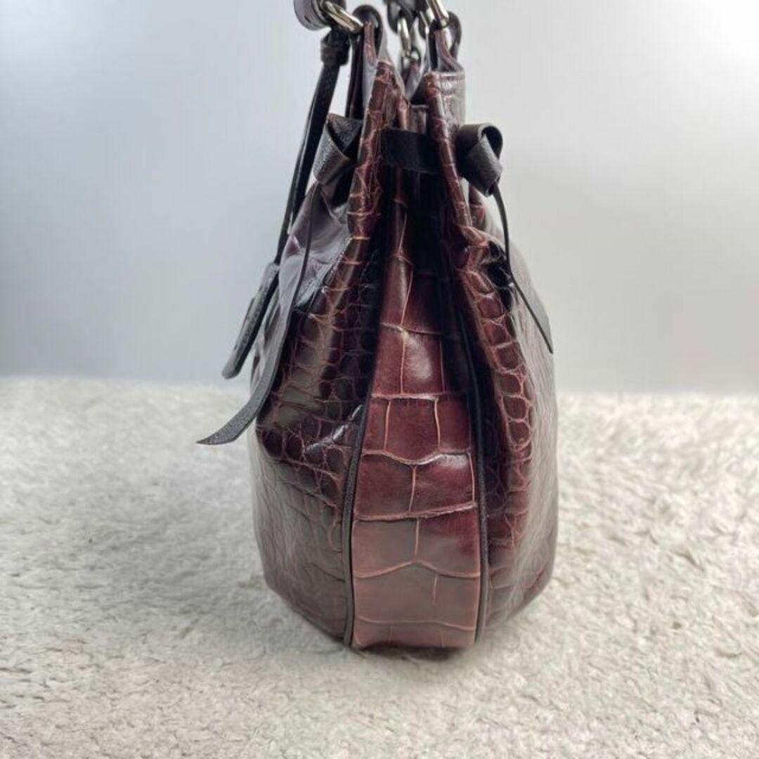美品 FURLAフルラ ボルドーバッグ