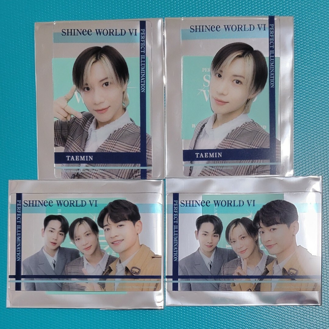 SHINee WORLD VI クリアフォトカード テミン ALL 4枚セット