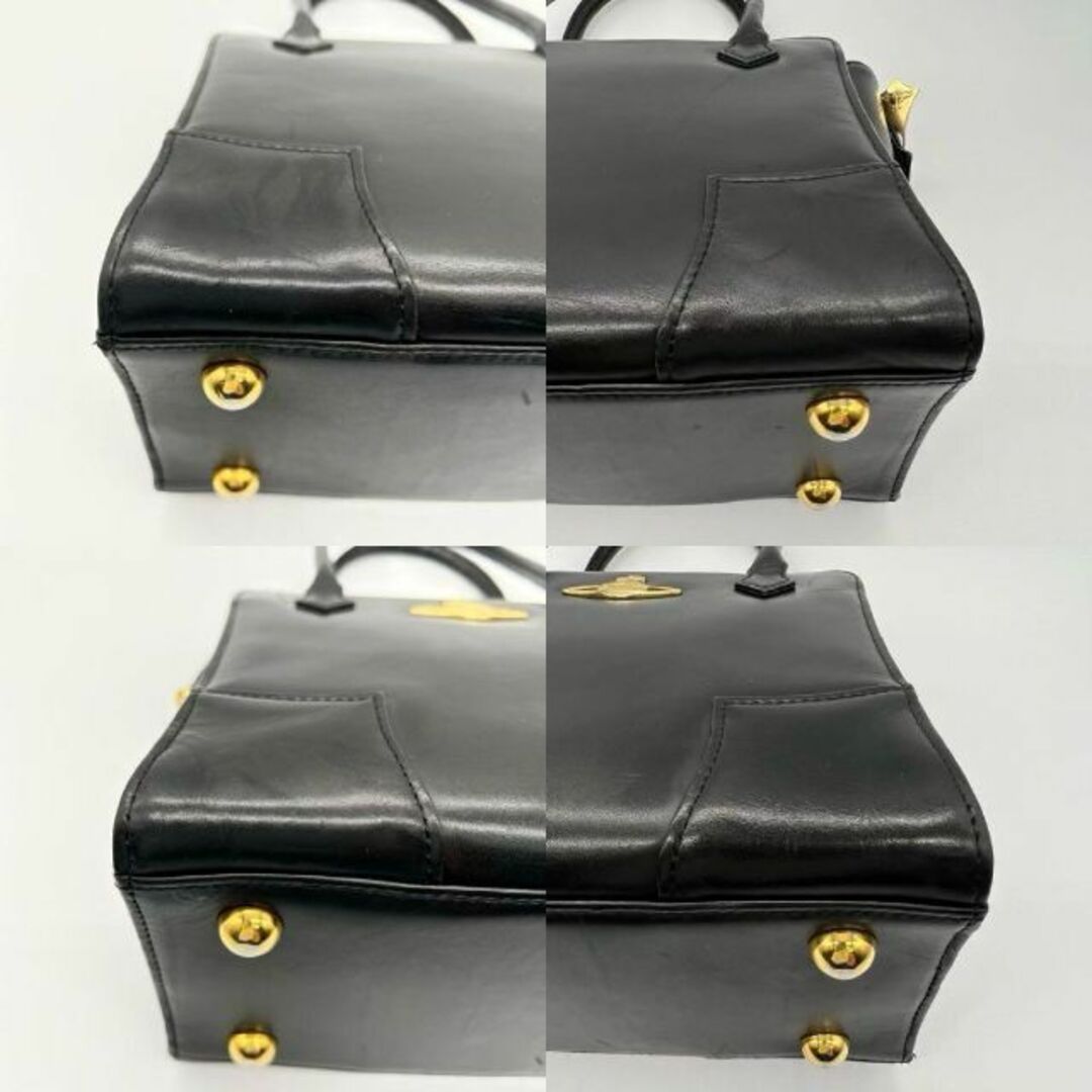 Vivienne Westwood トートバッグ オーブ レザー ヌメ革