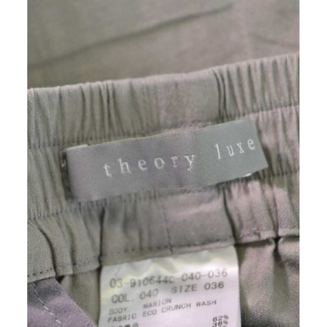 Theory luxe(セオリーリュクス)のtheory luxe セオリーリュクス パンツ（その他） 36(S位) グレー 【古着】【中古】 レディースのパンツ(その他)の商品写真