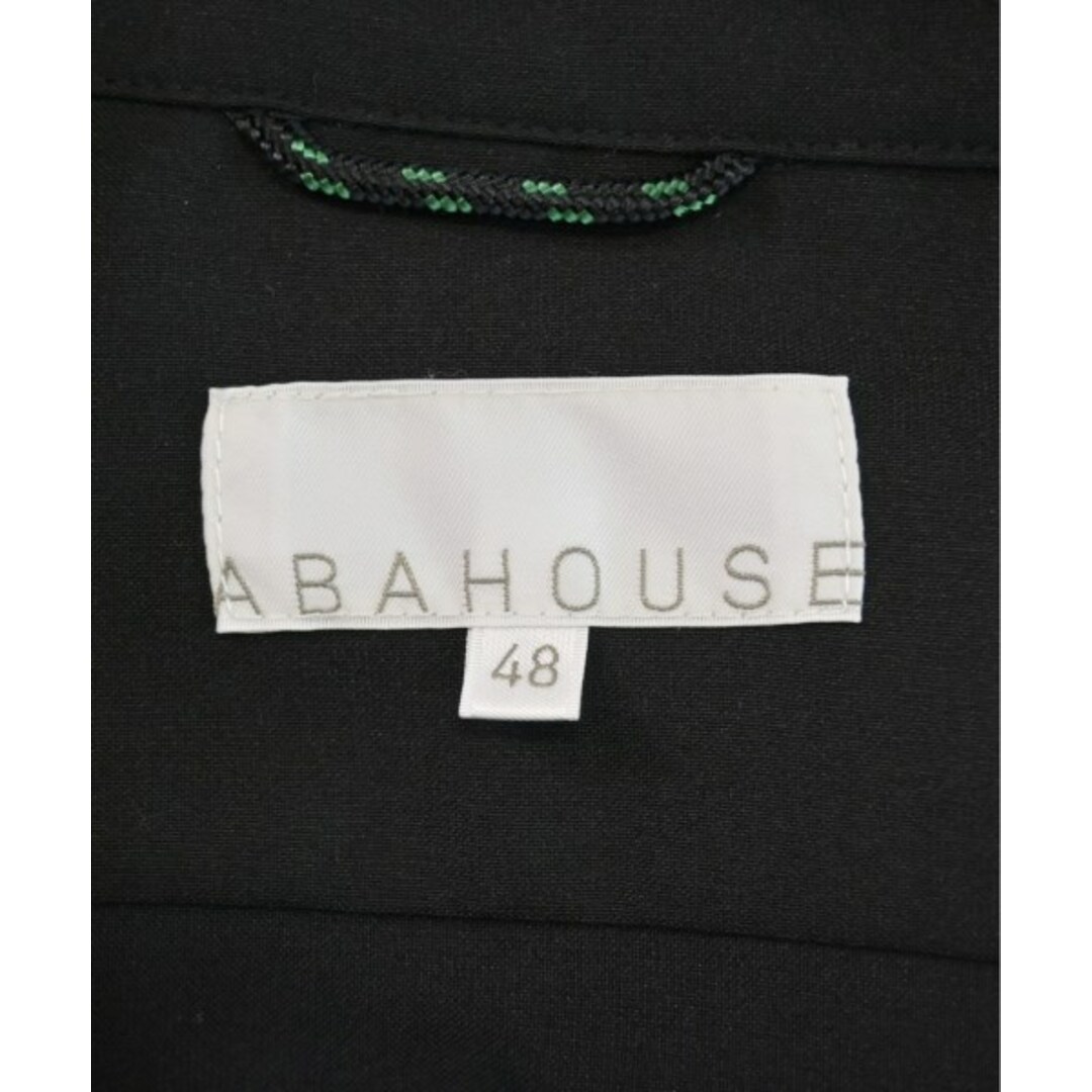 ABAHOUSE(アバハウス)のAba house アバハウス カジュアルシャツ 48(L位) 黒 【古着】【中古】 メンズのトップス(シャツ)の商品写真