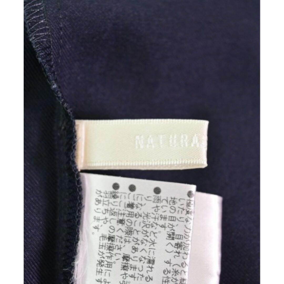 NATURAL BEAUTY BASIC(ナチュラルビューティーベーシック)のNATURAL BEAUTY BASIC ブラウス 15(XL位) 紺 【古着】【中古】 レディースのトップス(シャツ/ブラウス(長袖/七分))の商品写真