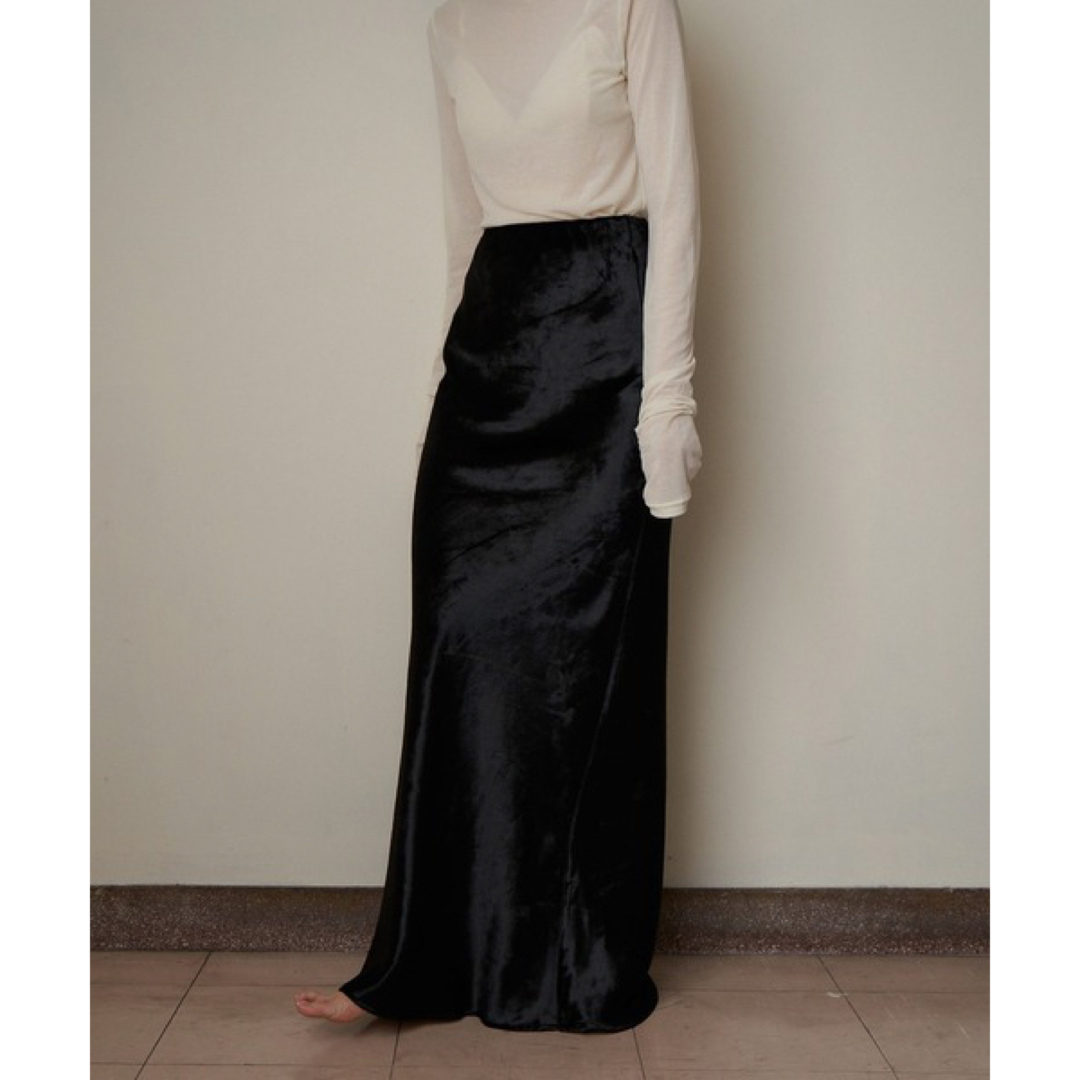 enof velvet long skirt  M レディースのスカート(ロングスカート)の商品写真