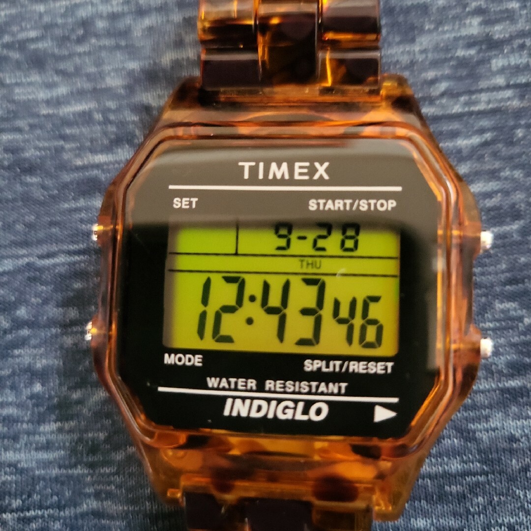 希少 タイメックス×ビームス別注 べっ甲 TIMEX×BEAMS デジタル 希少 タイメックス×ビームス別注 べっ甲 TIMEX×BEAMS デジタル