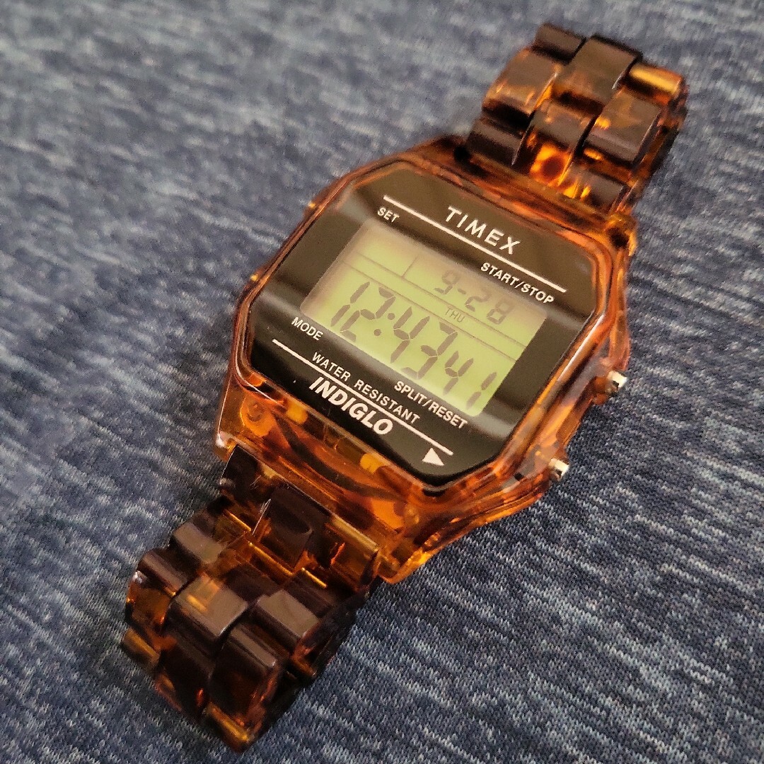 新品】タイメックス×ビームス別注 べっ甲 TIMEX×BEAMS デジタル-