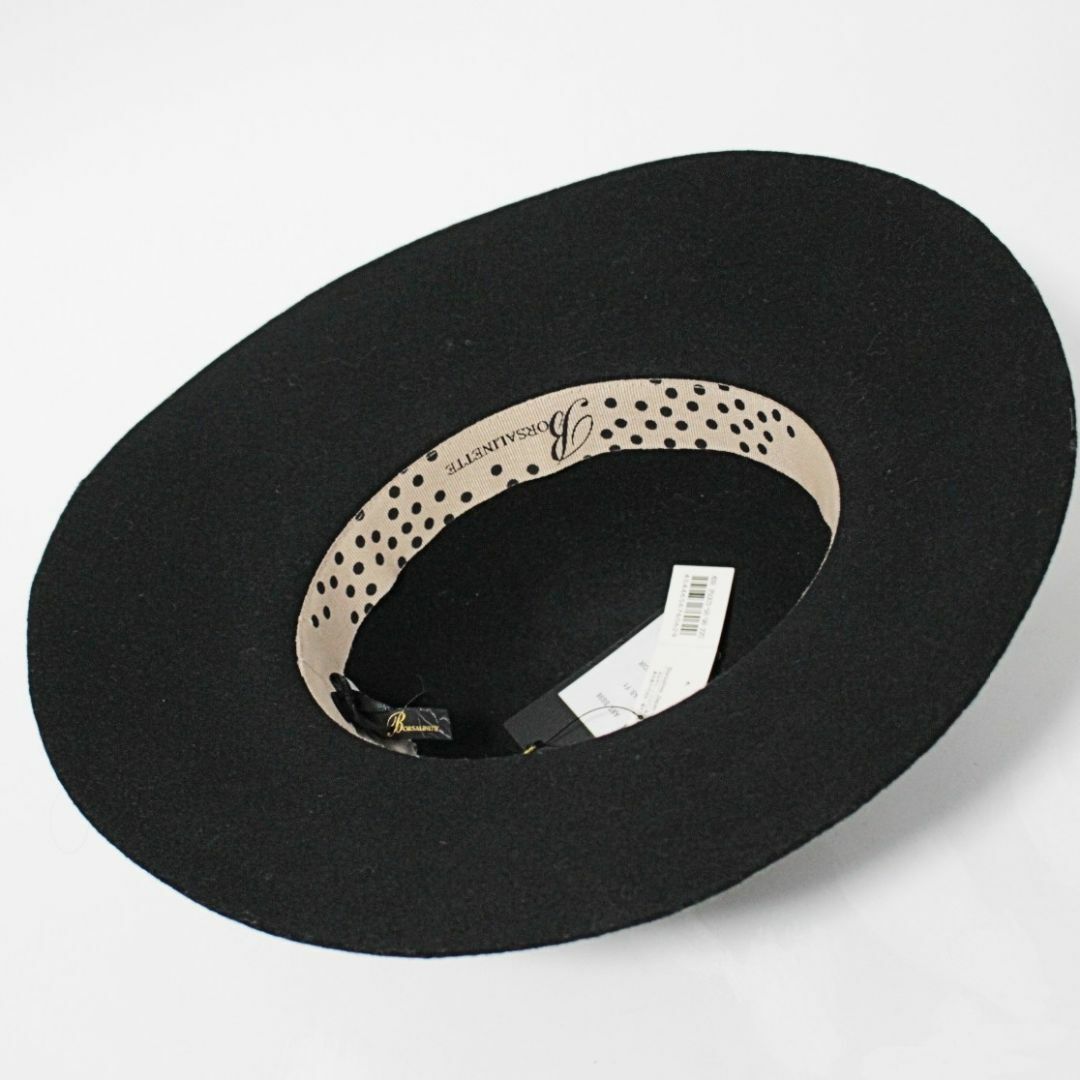 Borsalino(ボルサリーノ)の新品 ボルサリネッテ BY ボルサリーノ 金帯 フェルトハット 約57.5cm レディースの帽子(ハット)の商品写真