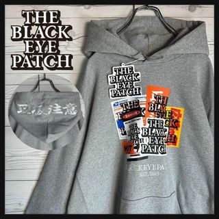 【希少タグ付きXL】ブラックアイパッチ 取扱注意 刺繍ロゴ 入手困難 パーカー(その他)