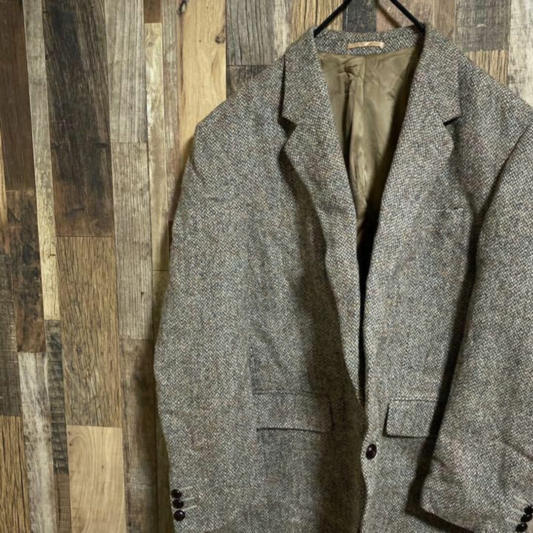 Harris Tweed - ハリスツイード ウール テーラード ジャケット