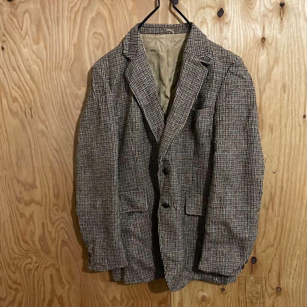 Harris Tweed - ハリスツイードUSA古着 90s 長袖 テーラードジャケット