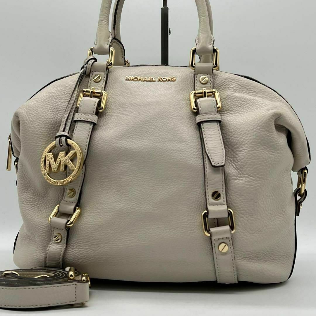 ✨️良品✨MICHAELKORS 2way ハンドバッグ ショルダー クリーム