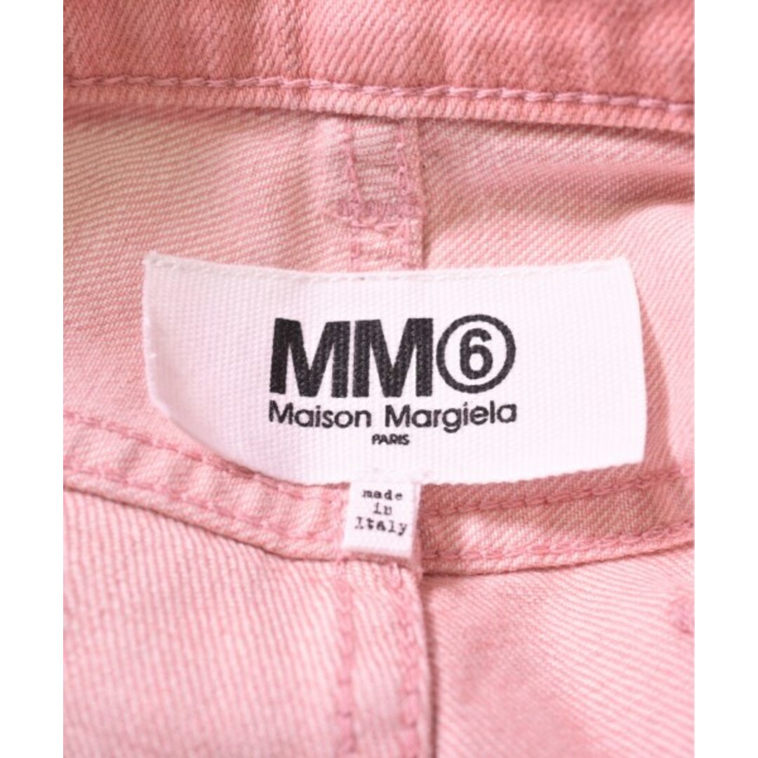 MM6(エムエムシックス)のMM6 エムエムシックス デニムパンツ 38(S位) ピンク 【古着】【中古】 レディースのパンツ(デニム/ジーンズ)の商品写真