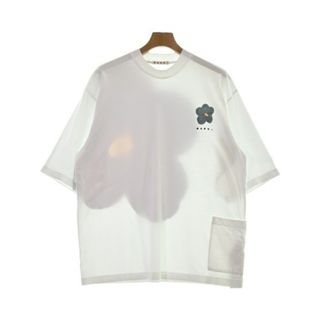 マルニ(Marni)のMARNI マルニ Tシャツ・カットソー 46(M位) 白 【古着】【中古】(Tシャツ/カットソー(半袖/袖なし))