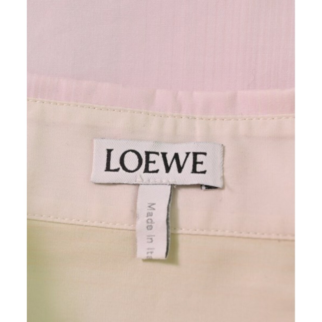 LOEWE(ロエベ)のLOEWE ロエベ カジュアルシャツ 39(M位) ピンクx緑系 【古着】【中古】 メンズのトップス(シャツ)の商品写真