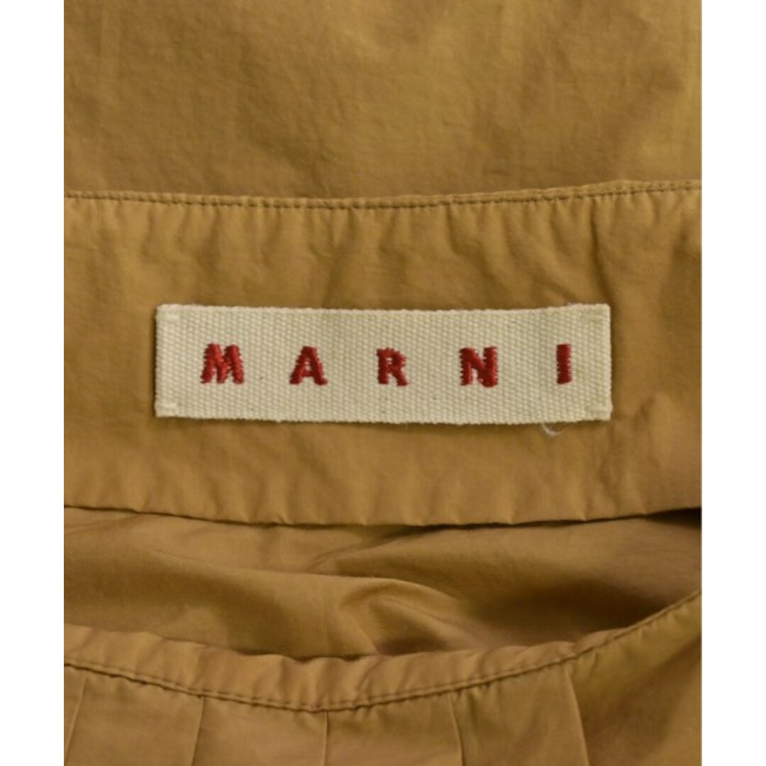 MARNI マルニ ひざ丈スカート 38(S位) キャメル 2