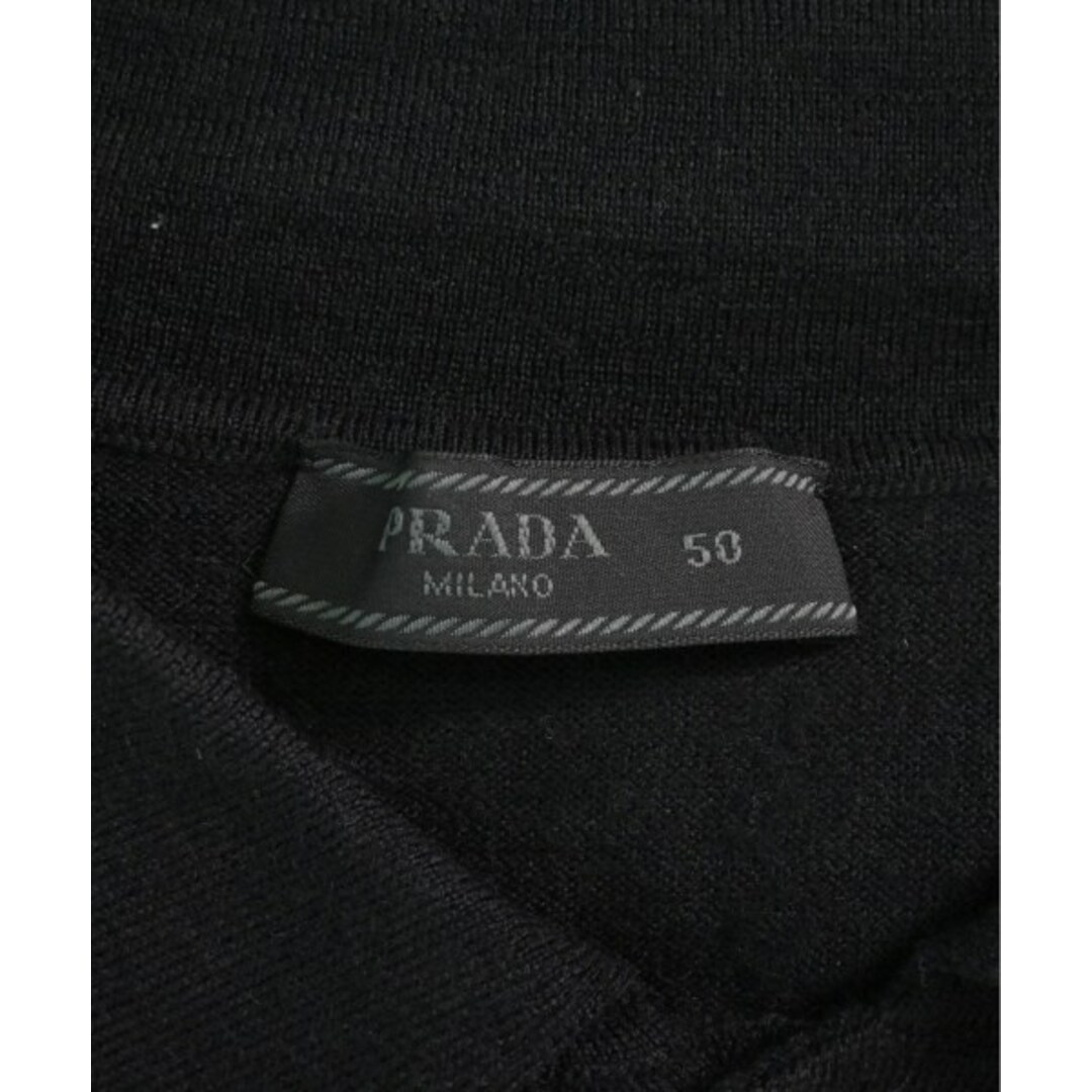 PRADA(プラダ)のPRADA プラダ ニット・セーター 50(XL位) 黒 【古着】【中古】 メンズのトップス(ニット/セーター)の商品写真