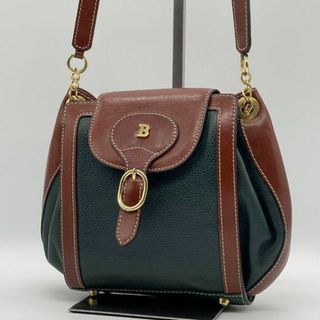 ✨美品✨BALLY バリー ショルダーバッグ 斜めがけ クロスボディ 緑色