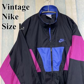 NIKE/ナイキ バルセロナ ナイロンジャケット  パープル L