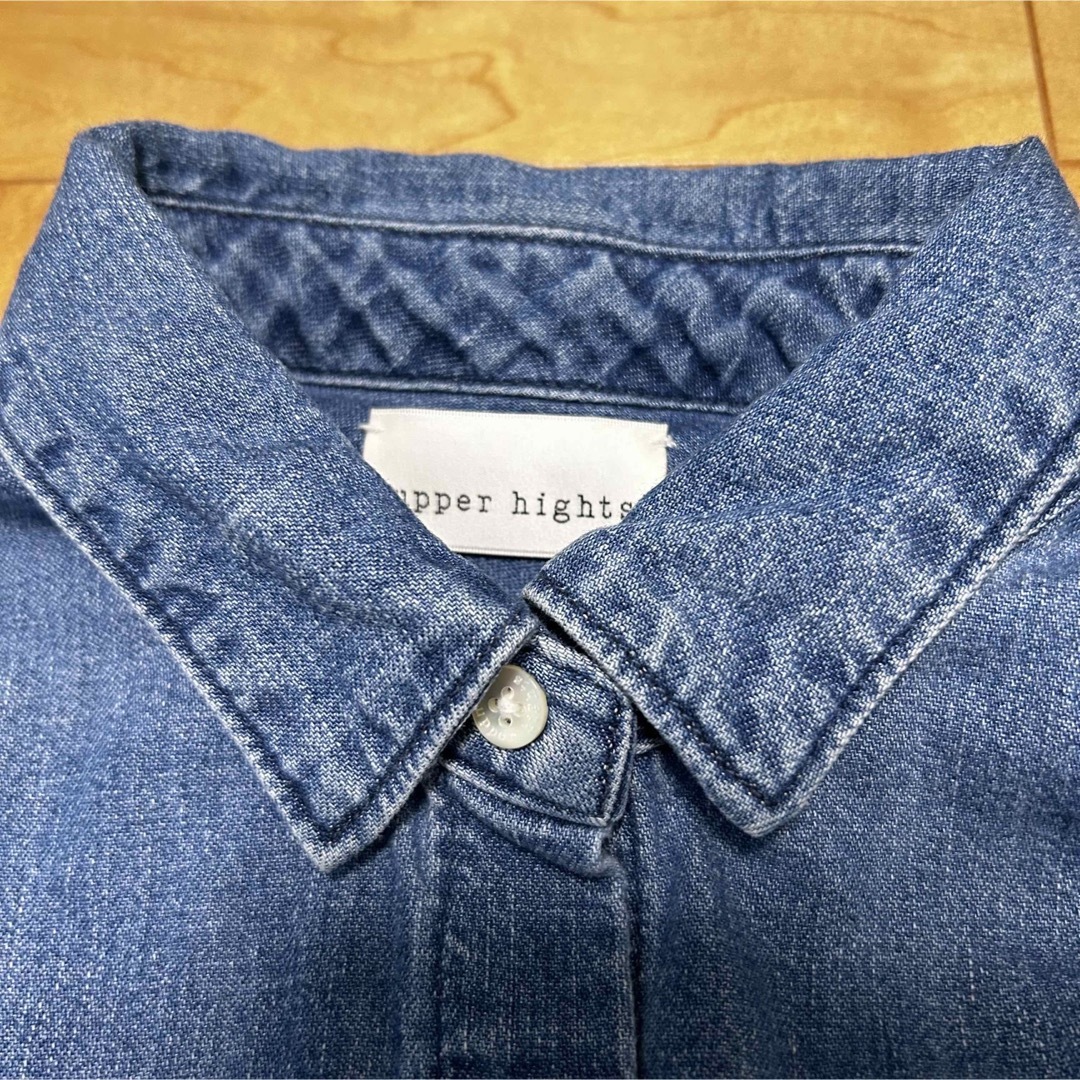 upper hights - アッパーハイツ THE ELINE デニムシャツ KAI1の upper hights - アッパーハイツ THE ELINE デニムシャツ KAI1の