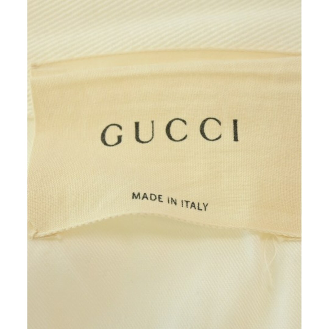 Gucci(グッチ)のGUCCI グッチ デニムパンツ 36(S位) 白 【古着】【中古】 メンズのパンツ(デニム/ジーンズ)の商品写真