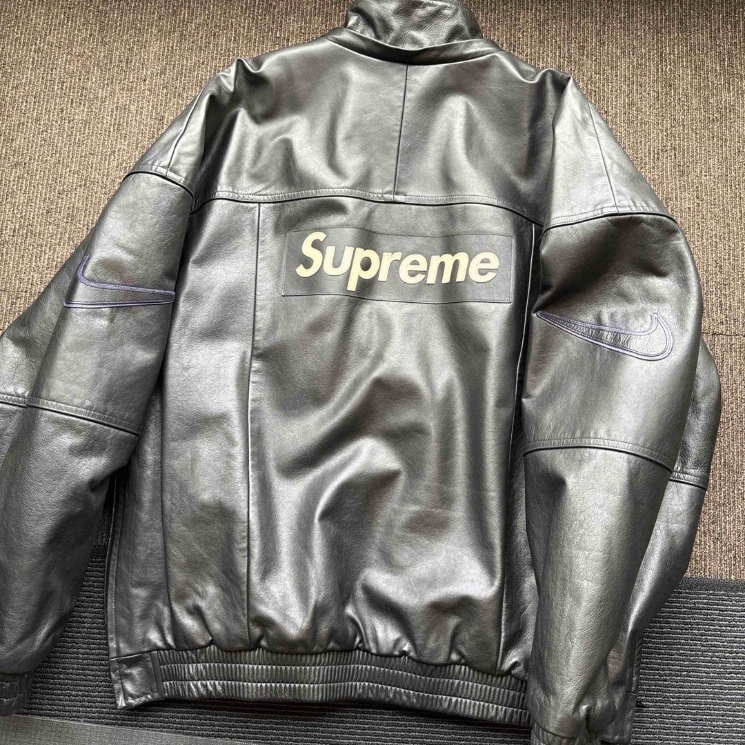 Supreme - NIKE x シュプリーム コラボ メンズ レザージャケット Supreme - NIKE x シュプリーム コラボ メンズ レザージャケット