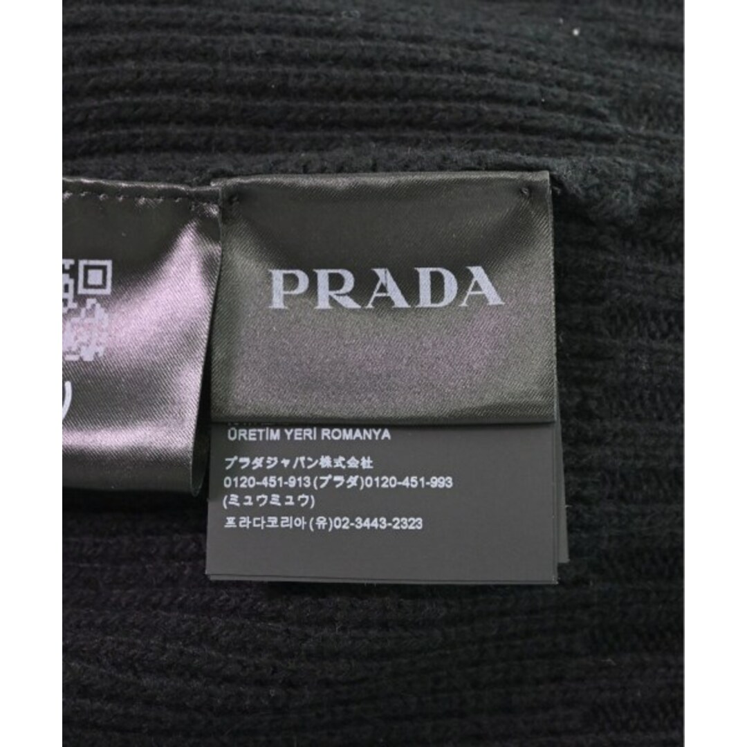 PRADA - PRADA プラダ ニット・セーター 50(XL位) 黒 【古着】【中古