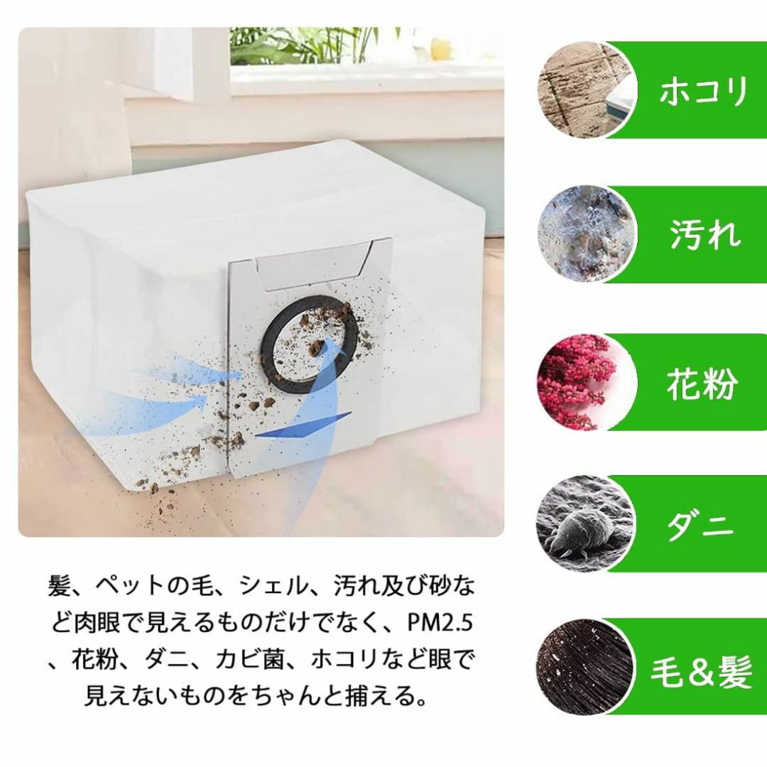 エコバックス 紙パック ECOVACS DEEBOT X1 OMNI ロボット掃 2