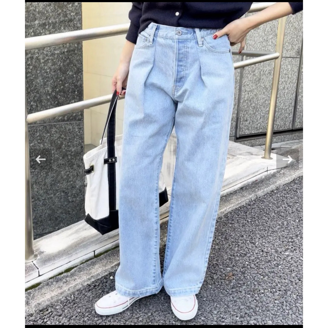 Spick and Span 【5 1/2】LOOSE-LINE DENIM