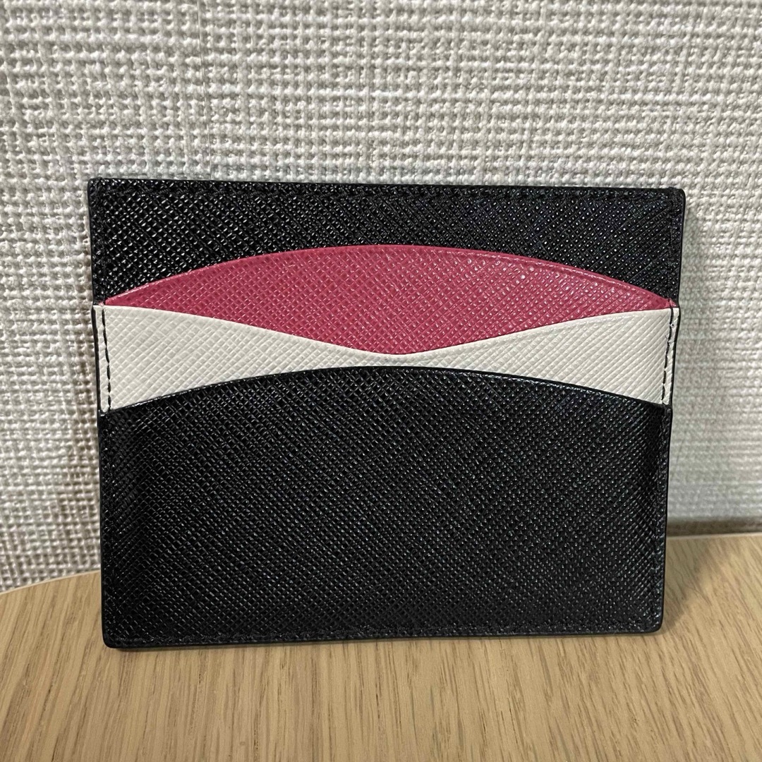 【美品】PRADA プラダ サフィアーノレザー カードケース パスケース