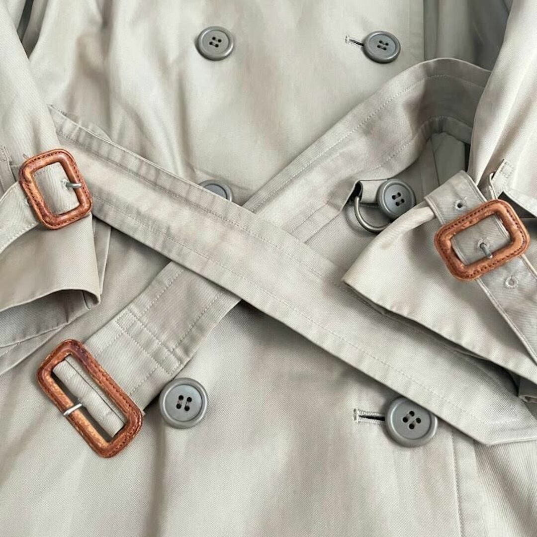 BURBERRY - バーバリーズ トレンチコート M ベルト ノバチェック 白