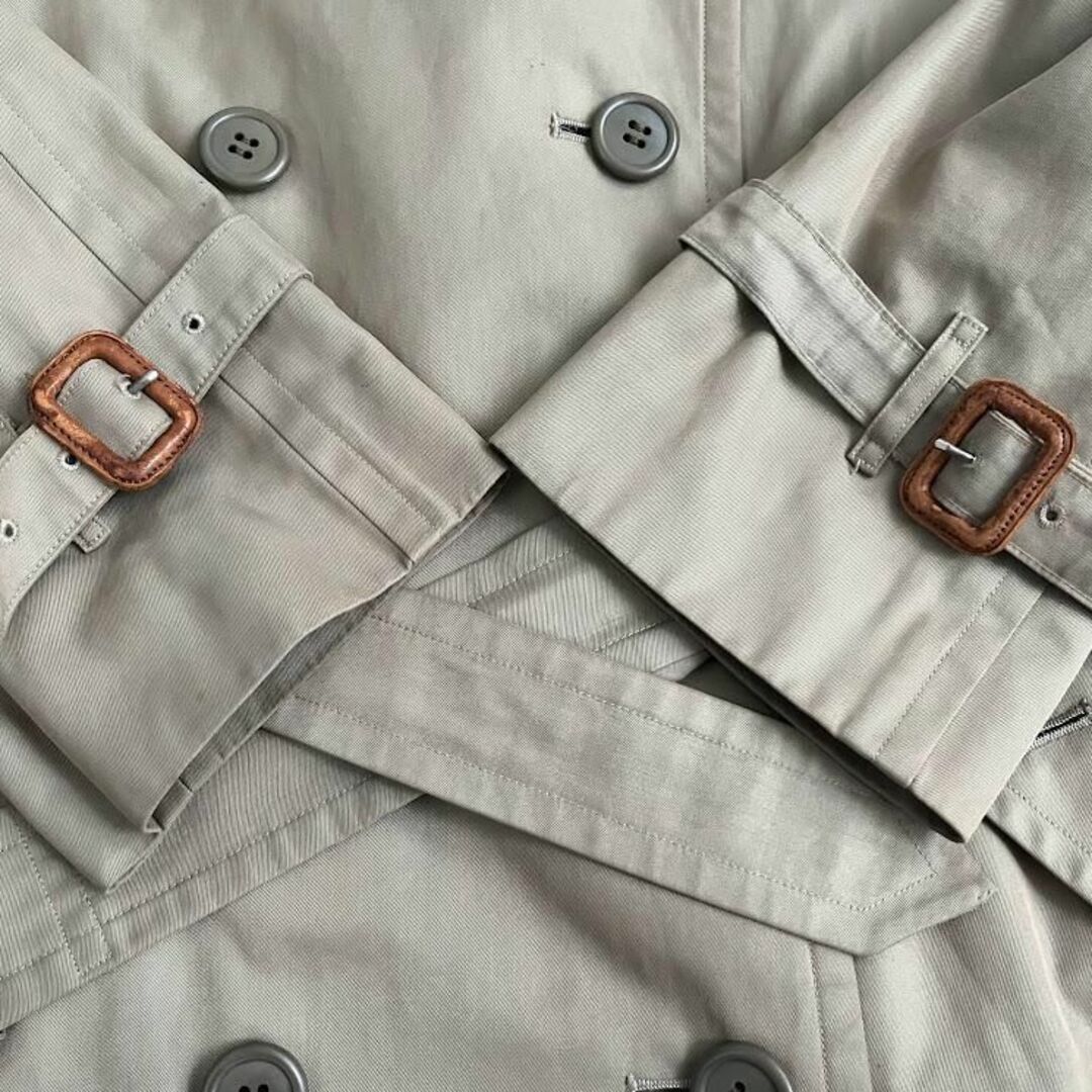 BURBERRY - バーバリーズ トレンチコート M ベルト ノバチェック 白