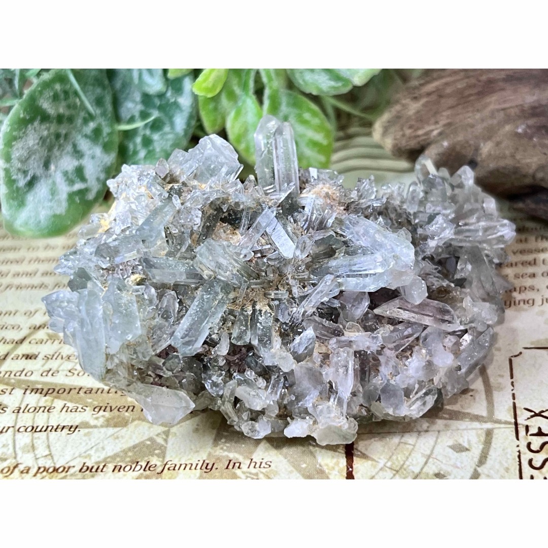 マニハール産✨ ヒマラヤ 水晶 クリスタル クラスター 原石-