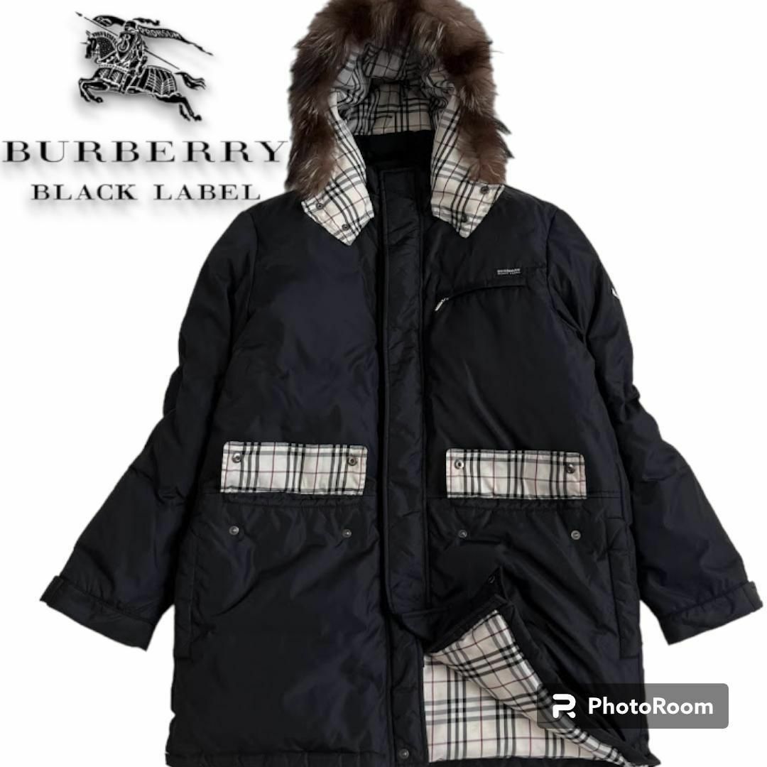 BURBERRY BLACK LABEL - バーバリーブラックレーベル ダウンジャケット ...