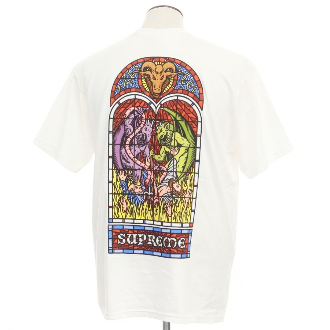 シュプリーム Supreme 2023年秋冬 Worship Tee コットン 半袖 クルーネック Ｔシャツ ホワイト【サイズXL】【メンズ】