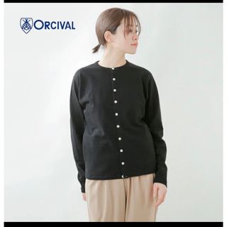 オーシバル(ORCIVAL)のオーシバル　ORCIVAL  コットンカーディガン　サイズ1(カーディガン)