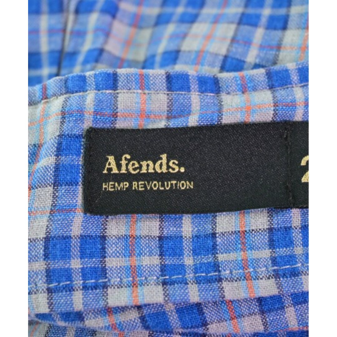 Afends(アフェンズ)のAFENDS パンツ（その他） 26(S位) 青xグレーx赤(チェック) 【古着】【中古】 レディースのパンツ(その他)の商品写真