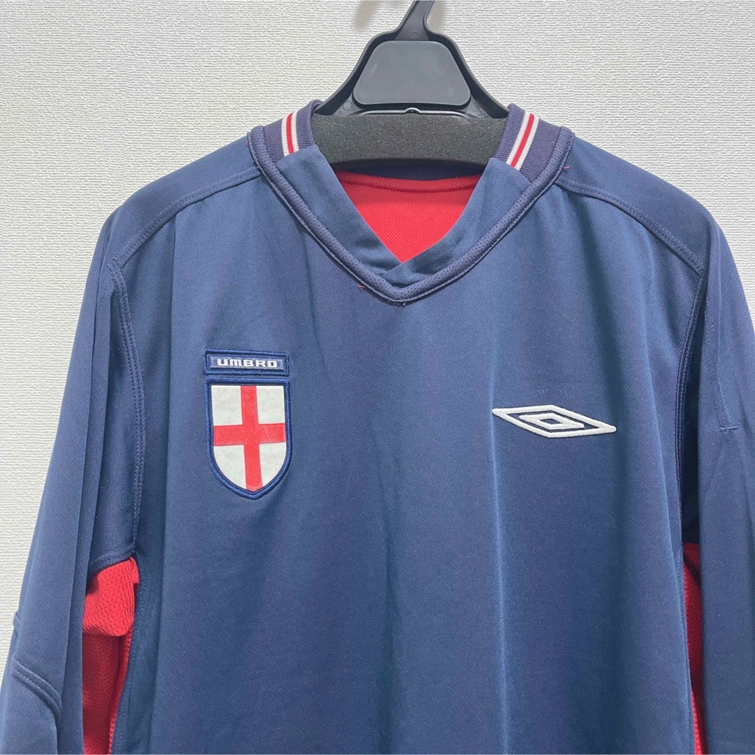 イングランド代表 リバーシブル サッカー ユニフォーム UMBRO 2004年