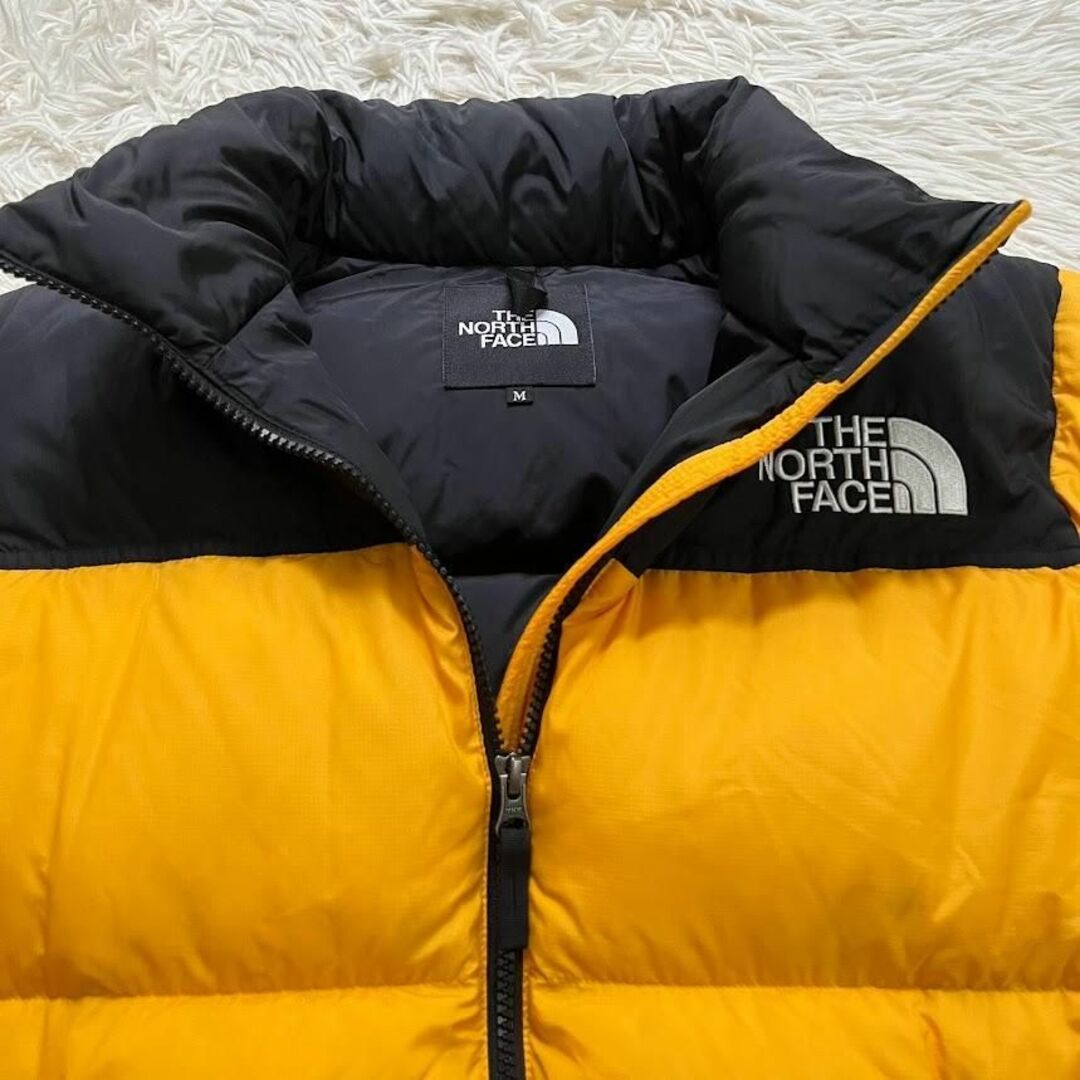 THE NORTH FACE(ザノースフェイス)のND91841 ザノースフェイス ヌプシジャケット　イエロー　メンズ M メンズのジャケット/アウター(ダウンジャケット)の商品写真