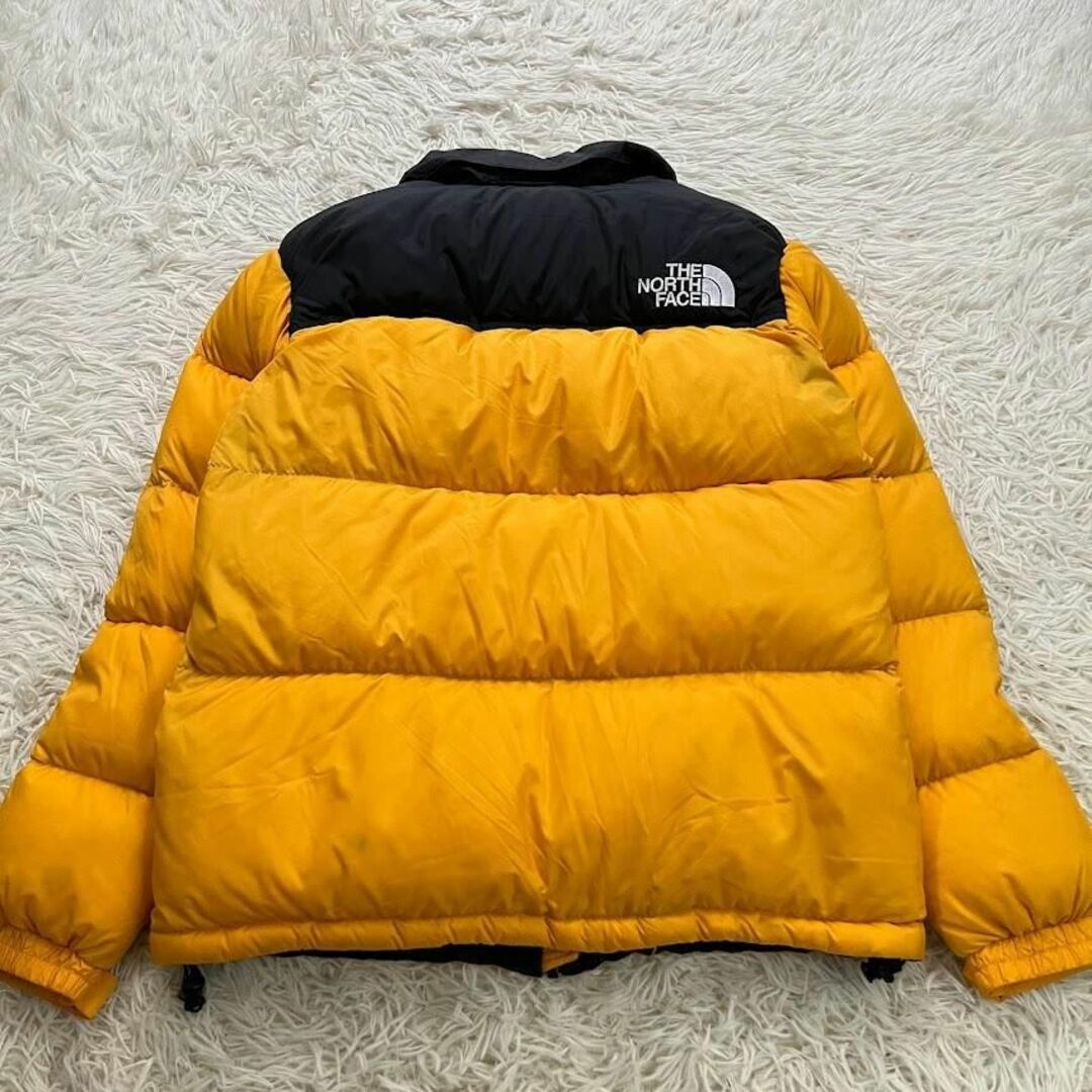 THE NORTH FACE(ザノースフェイス)のND91841 ザノースフェイス ヌプシジャケット　イエロー　メンズ M メンズのジャケット/アウター(ダウンジャケット)の商品写真