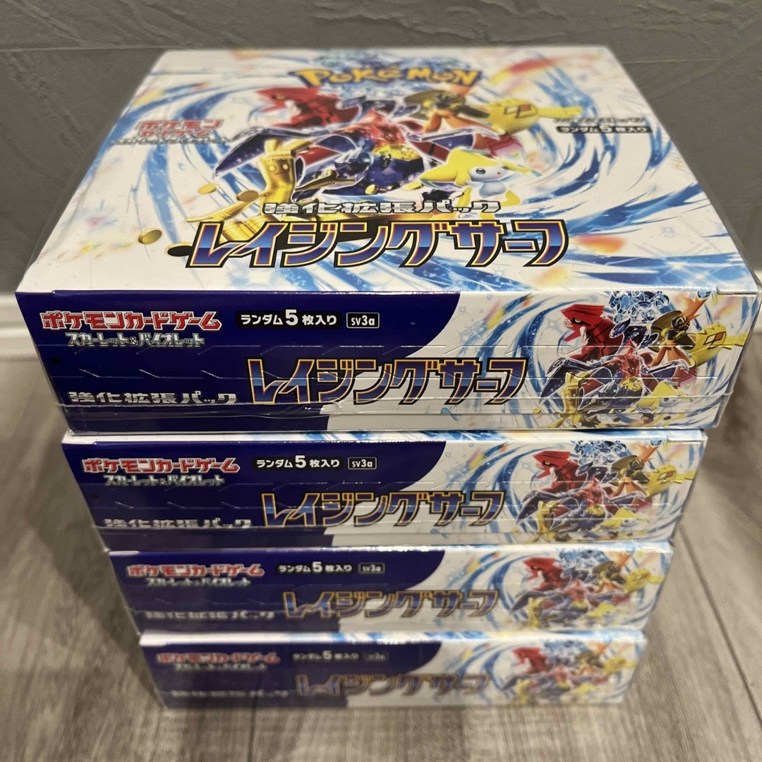 ポケモン - レイジングサーフ 4 Box (シュリンク付)の通販 by ...