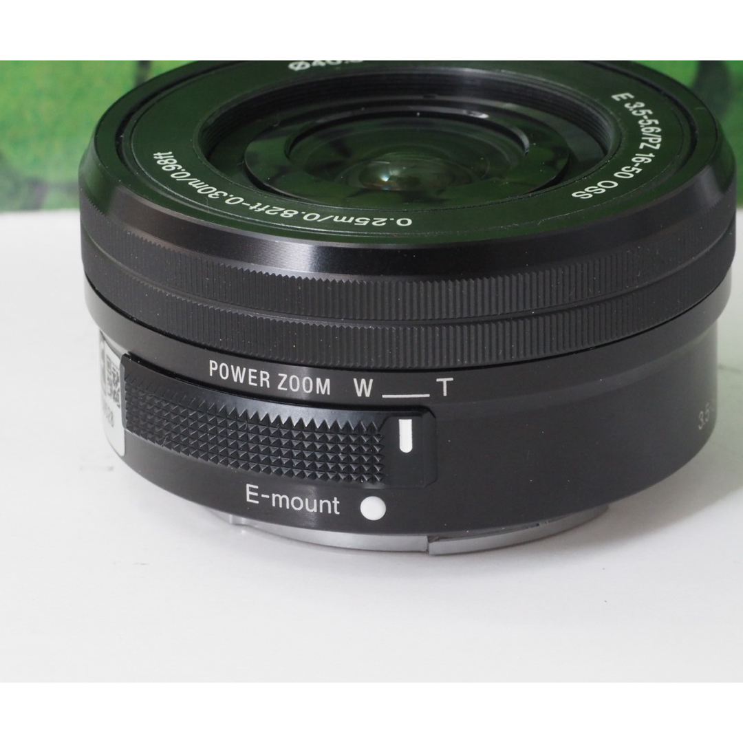 SONY(ソニー)の【美品】ソニー⭐️E PZ 16-50mm F3.5-5.6 電動ズーム 黒⭐️ スマホ/家電/カメラのカメラ(レンズ(ズーム))の商品写真